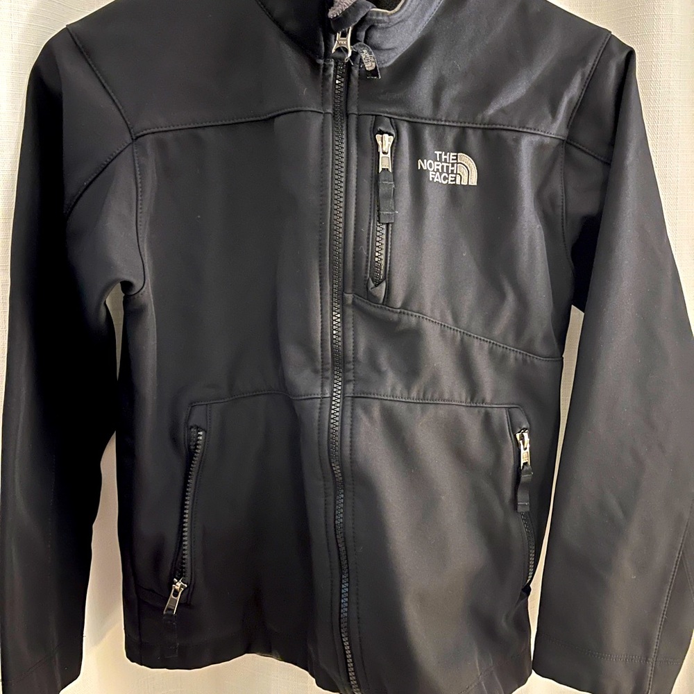 Boys northface coat fleece lined spring weather